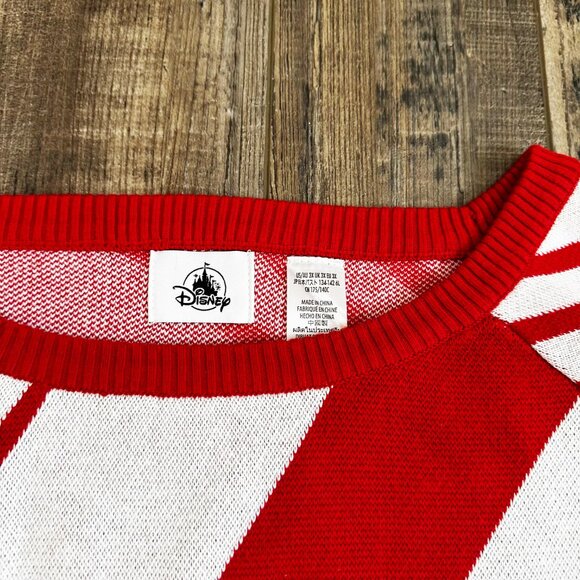 Disney Santa Hat Minnie Mouse Holiday Sweater 2023 Christmas Candy Cane Size 3XL - Picture 8 of 13